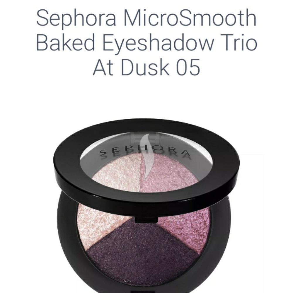 ⭐5/20; Sephora baked trio eyeshadow